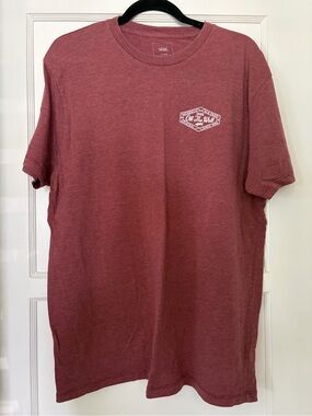 Vans Men’s Short Sleeve T-Shirt - Dusty Maroon